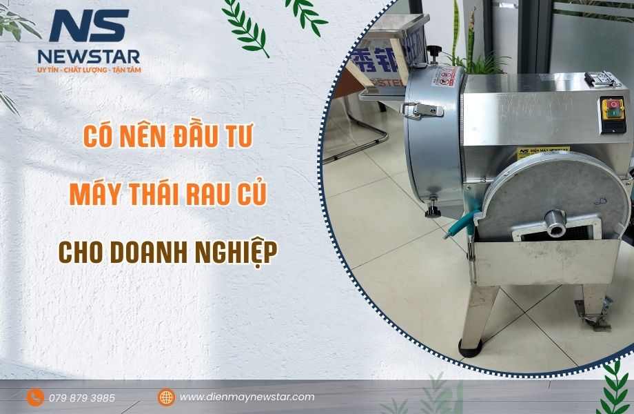 Có nên đầu tư máy thái rau củ cho doanh nghiệp? Thu hồi vốn trong vòng bao lâu?
