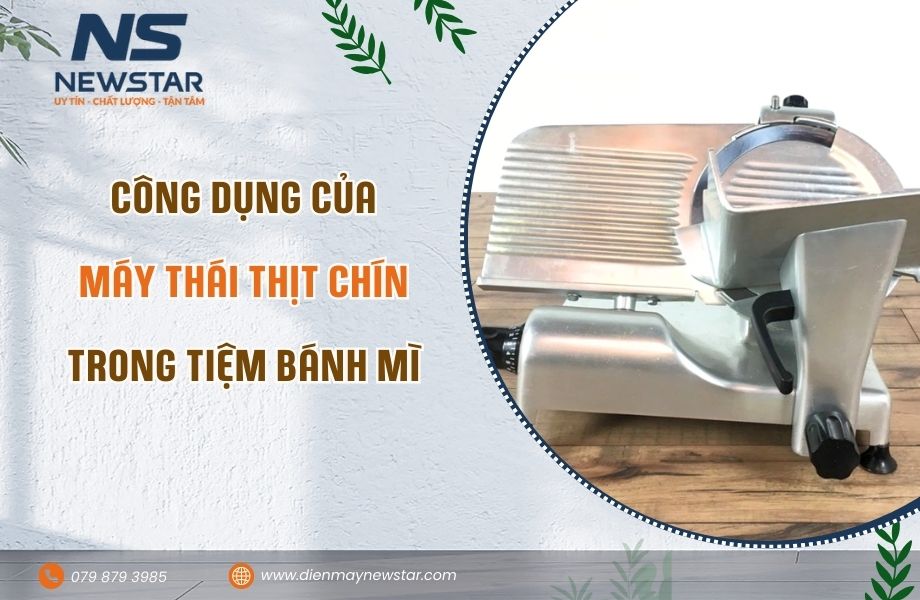 Công năng của máy thái thịt chín trong tiệm bánh mì