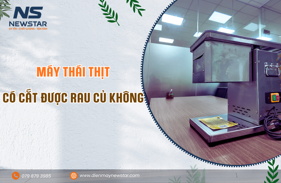 Máy thái thịt có cắt được rau củ không ?