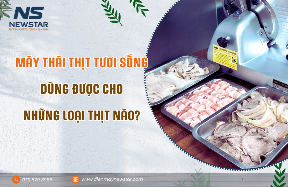 Máy Thái Thịt Tươi Sống Dùng Được Cho Những Loại Thịt Nào?