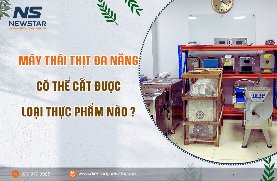 Máy thái thịt đa năng có thể cắt được những loại thực phẩm nào?
