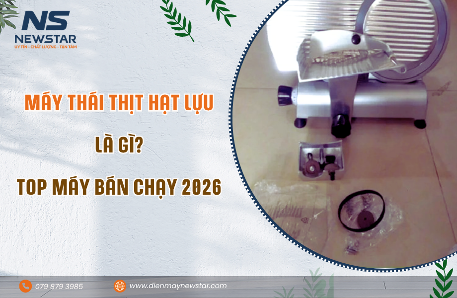 Máy Thái Thịt Hạt Lựu Là Gì? Top Máy Bán Chạy Tại Điện Máy Newstar