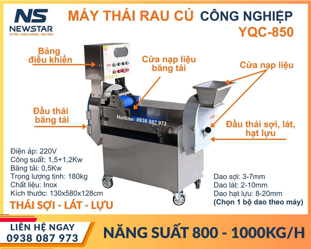 MÁY THÁI RAU CỦ QUẢ DÀNH CHO CÔNG TY SUẤT ĂN CÔNG NGHIỆP