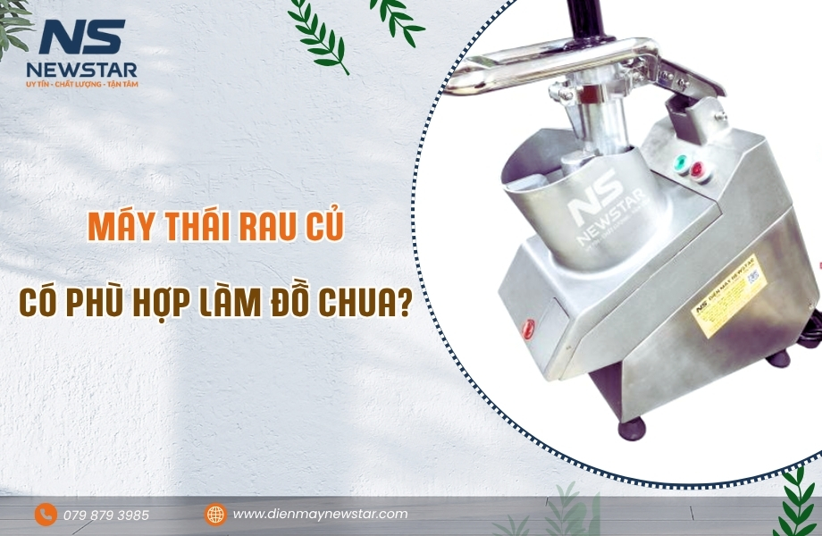 Máy thái rau củ có phù hợp làm đồ chua ?