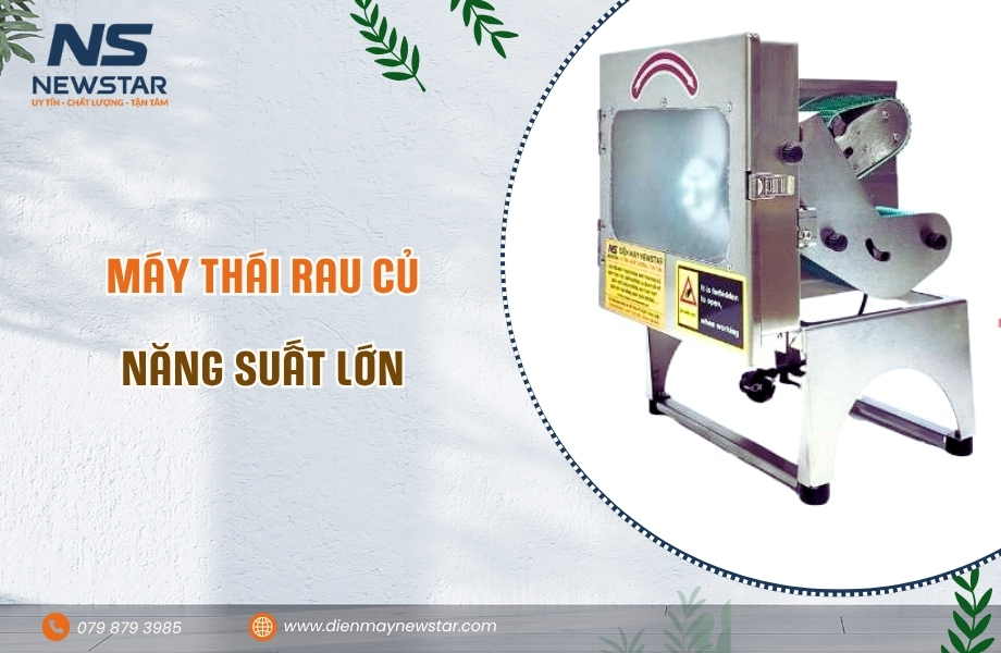 Máy thái rau củ năng suất lớn