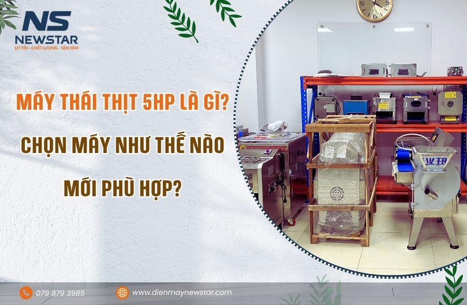 Máy Thái Thịt 5HP Là Gì? Chọn Máy Như Thế Nào Cho Đúng?