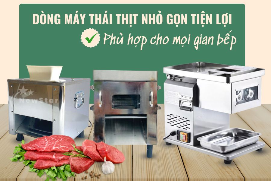 Dòng Máy Thái Thịt Nhỏ Gọn Tiện Lợi Phù Hợp Cho Mọi Gian Bếp