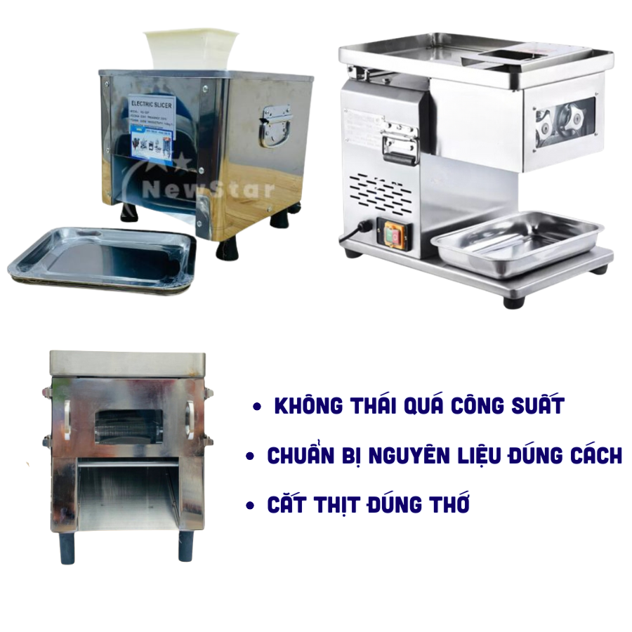Dòng máy thái thịt nhỏ gọn tiện lợi phù hợp cho mọi gian bếp 