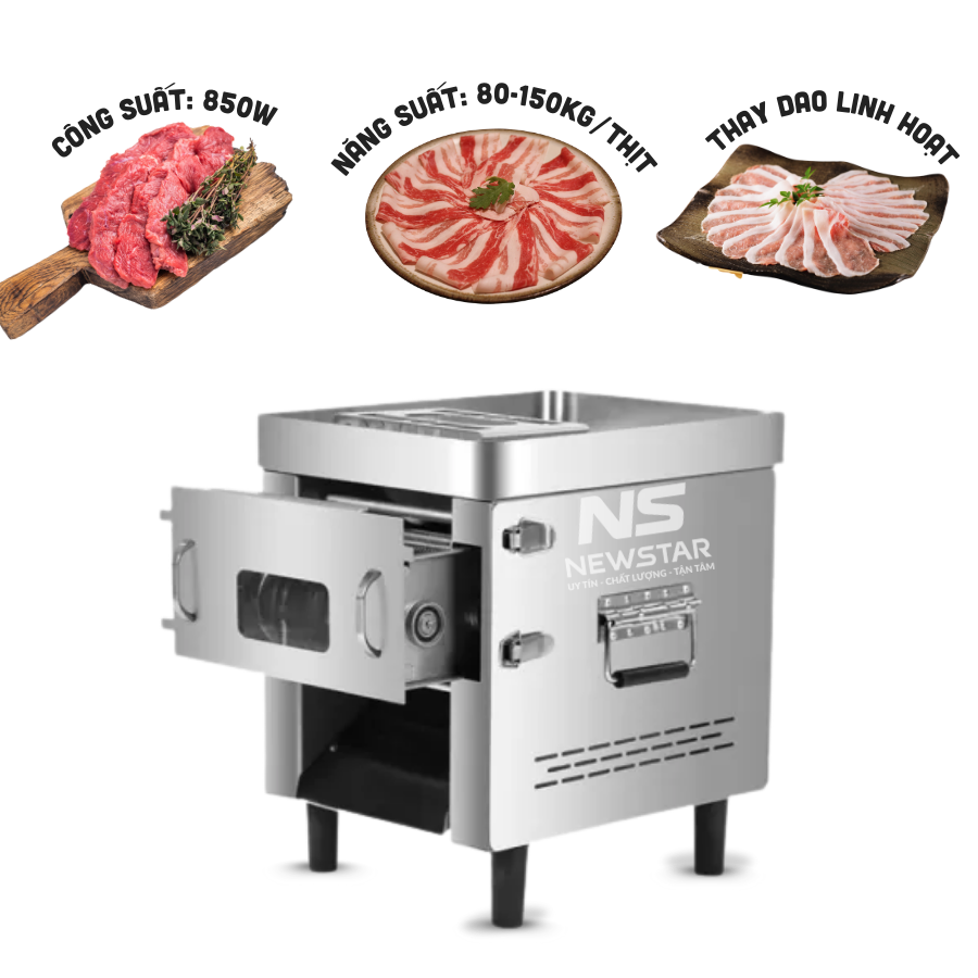 Máy thái thịt nhỏ gọn HD95 - sản phẩm thái thịt hiện đại