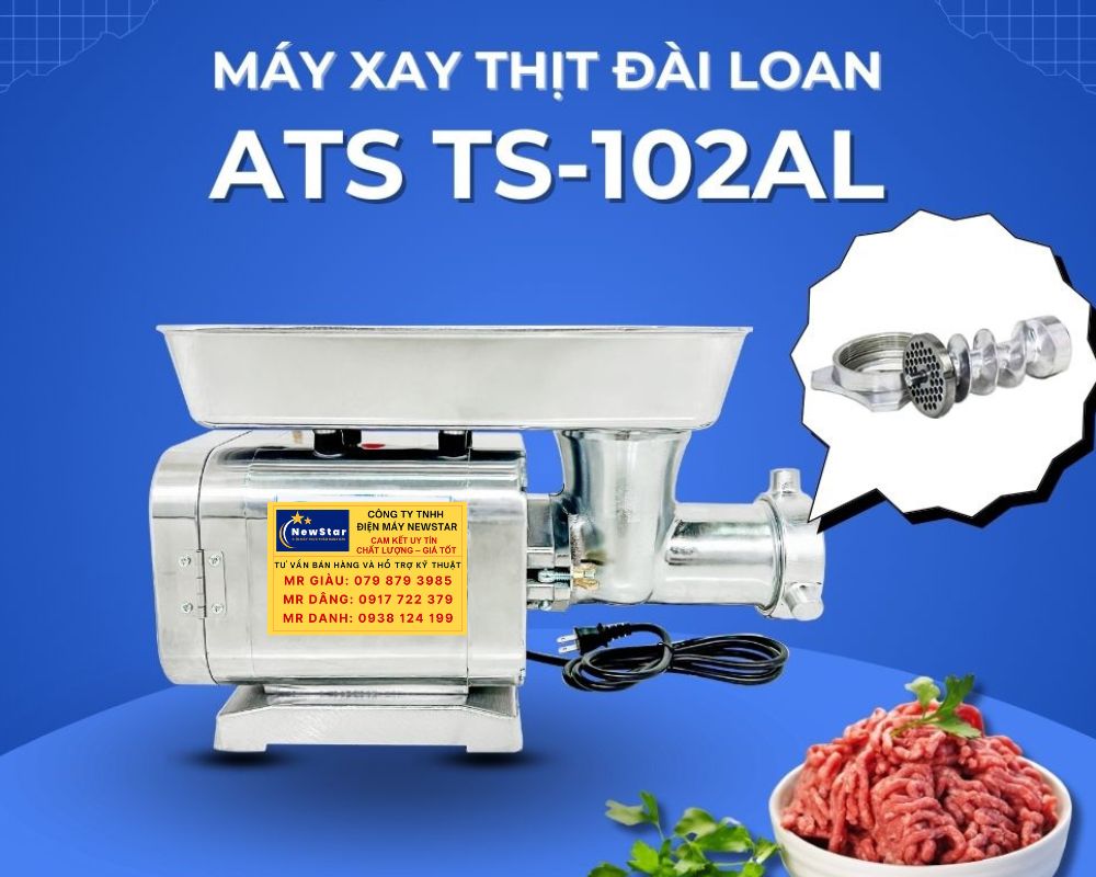 Máy xay thịt đài loan hoàng chính hãng ATS TS-102AL