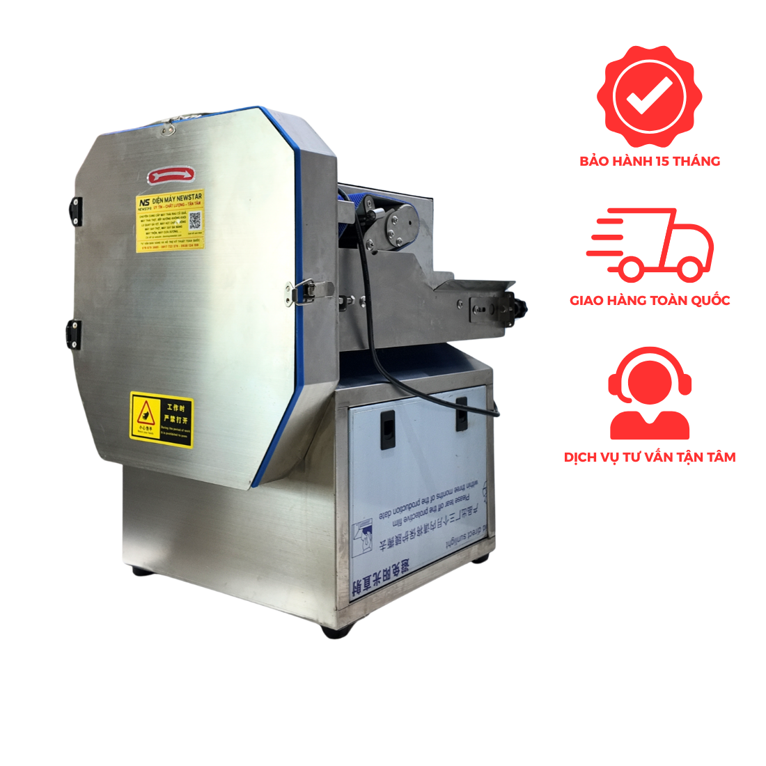 Máy thái rau củ quả băng tải YQC-801 NS-NEW