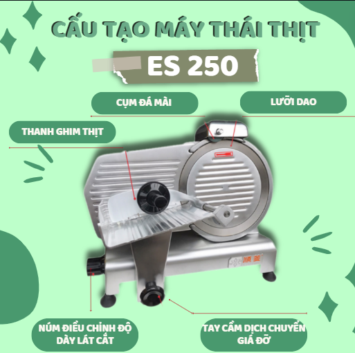 Máy thái thịt đông lạnh ES 250
