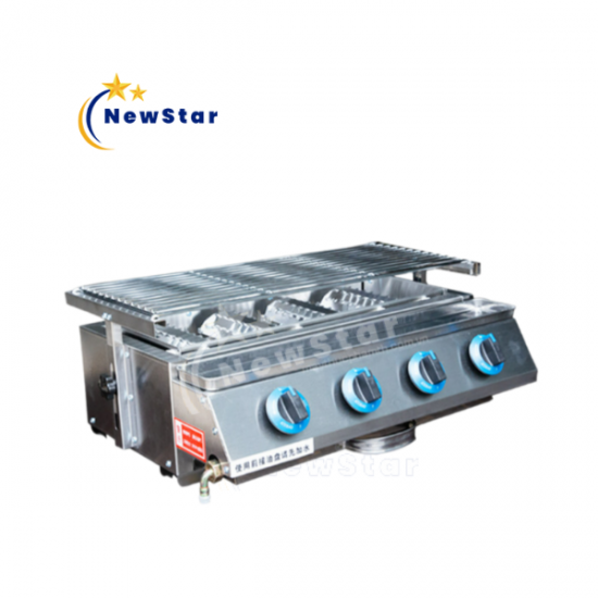 Bếp nướng gas 4 họng ngắn F003