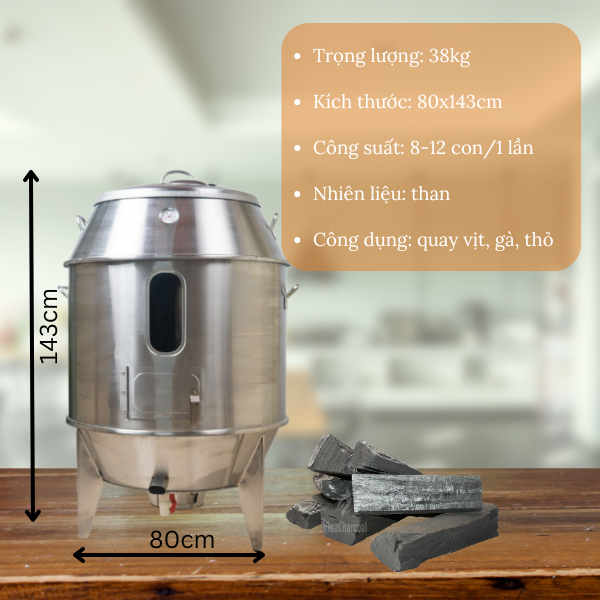 LU 80 INOX (Ô cửa kính)
