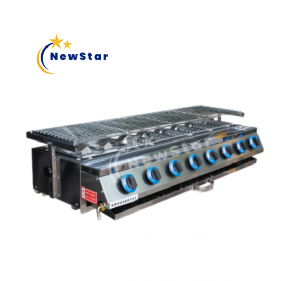 Bếp nướng gas 8 họng dài F008