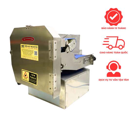 Máy thái rau củ quả đa năng băng tải YQC-800 NS