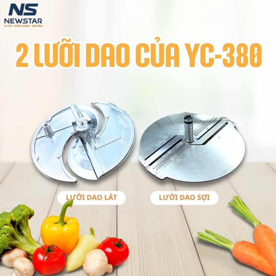 Lưỡi dao của máy thái rau củ YC-380