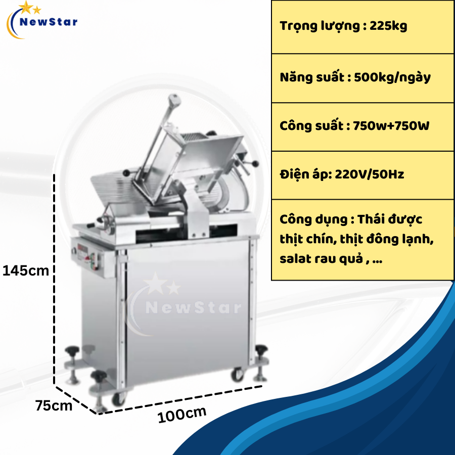 Máy thái thịt tự động SL350B thông số kỹ thuật